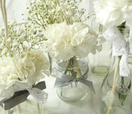 Kwiatowe dekoracje na ślub Muscari